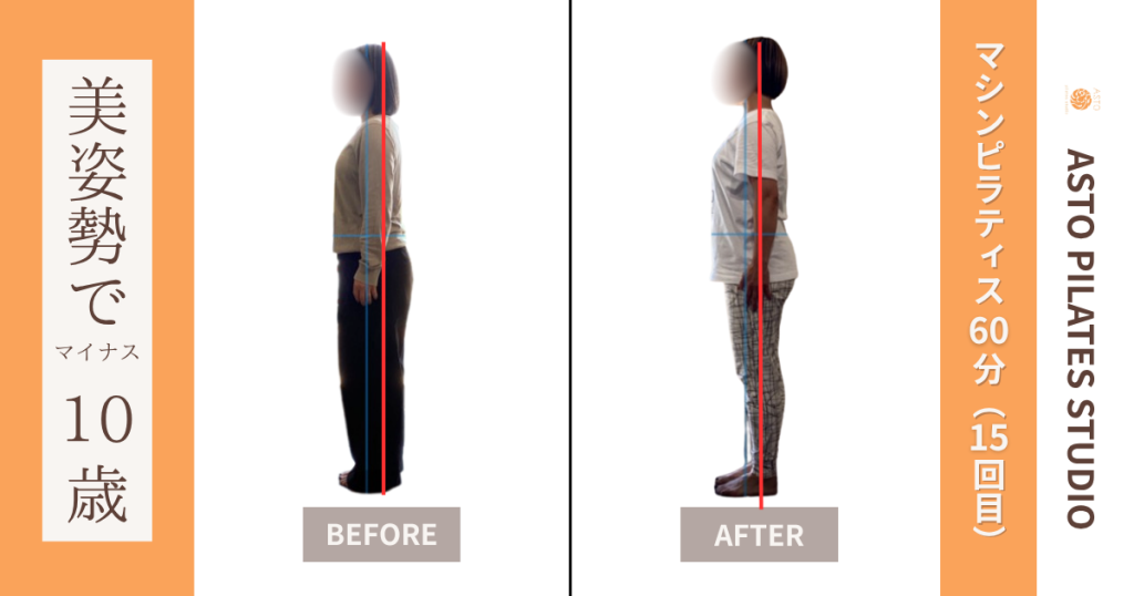 【美姿勢でマイナス10歳】「ピラティス　倉敷」で自分への投資